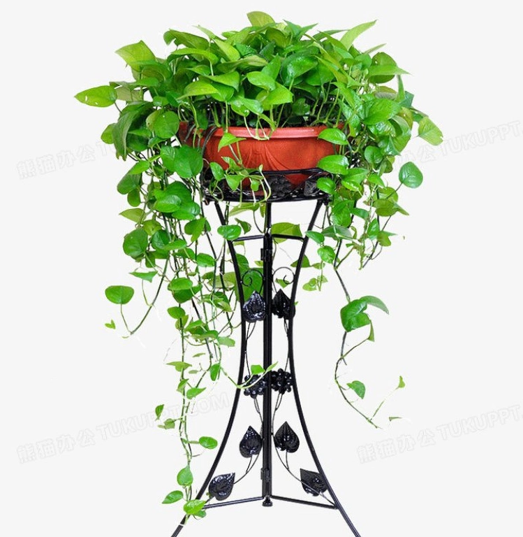 Pot Holder Metal Fence Planters Assemble Iron Art Hanging Baskets Flower Stand14