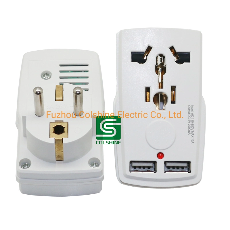 Travel Plug Adapter Electrical Universal to EU/UK Power Plug Converter