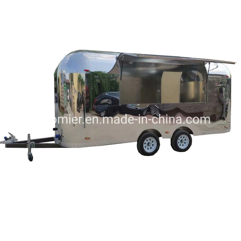 UK Standard Mobile Airstream Sandwich BBQ Burger Food Kiosk