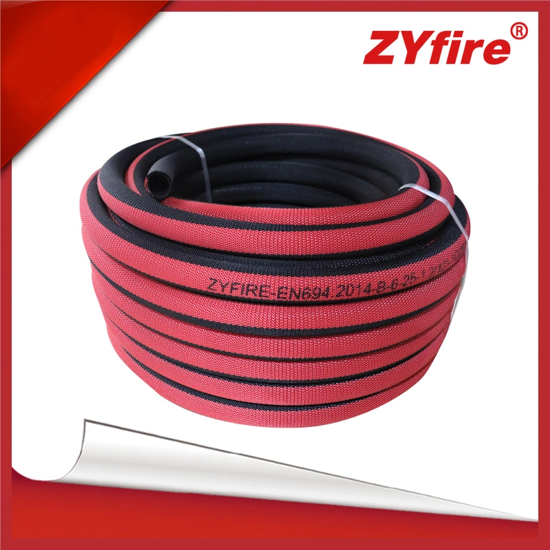 Zyfire Single Jacket En694 Approved Industrial Fire Control Hose with Good Service