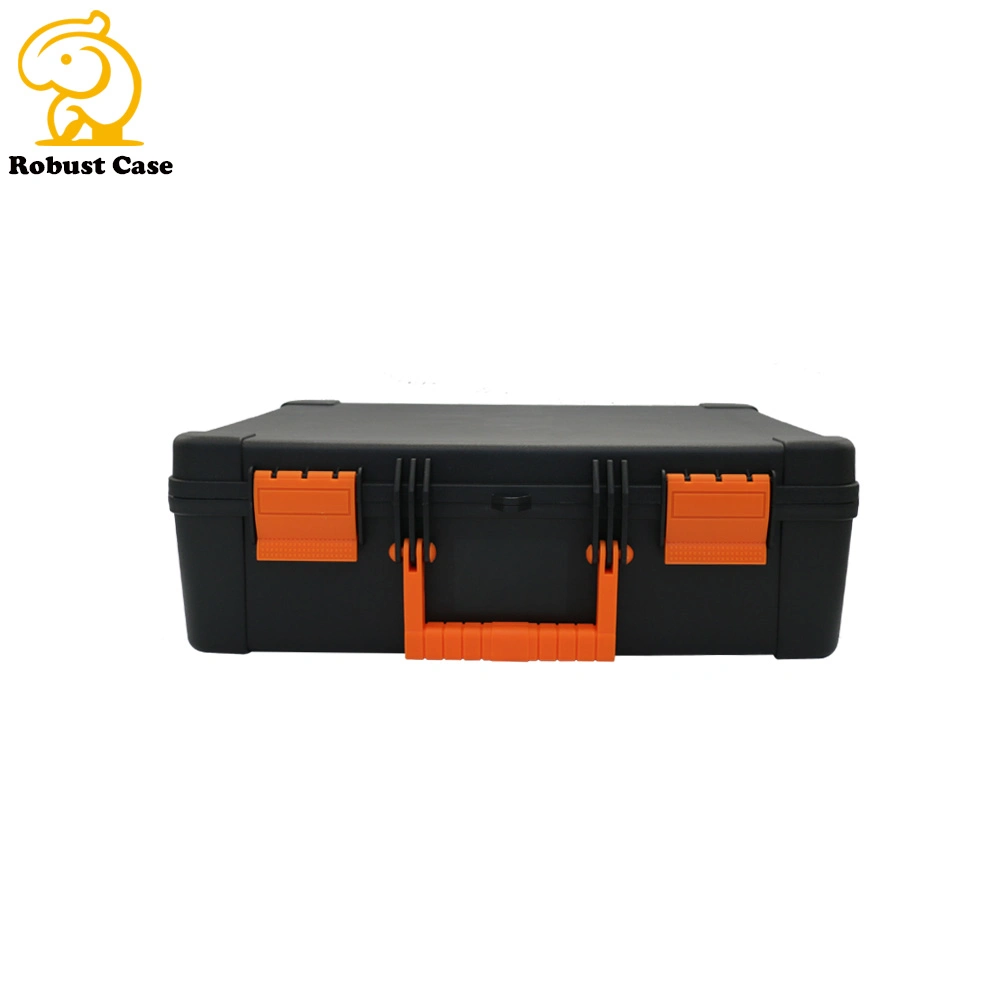 Simple Empty Plastic Carrying Tool Box with Handle