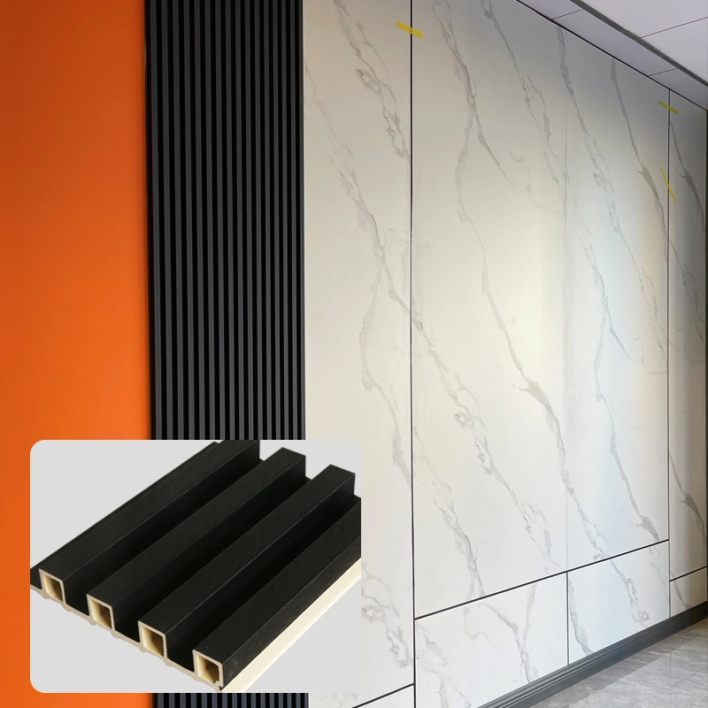 WPC Wall Panel Cladding Indoor WPC Wall Panel WPC Wall Panel Interior Decoration