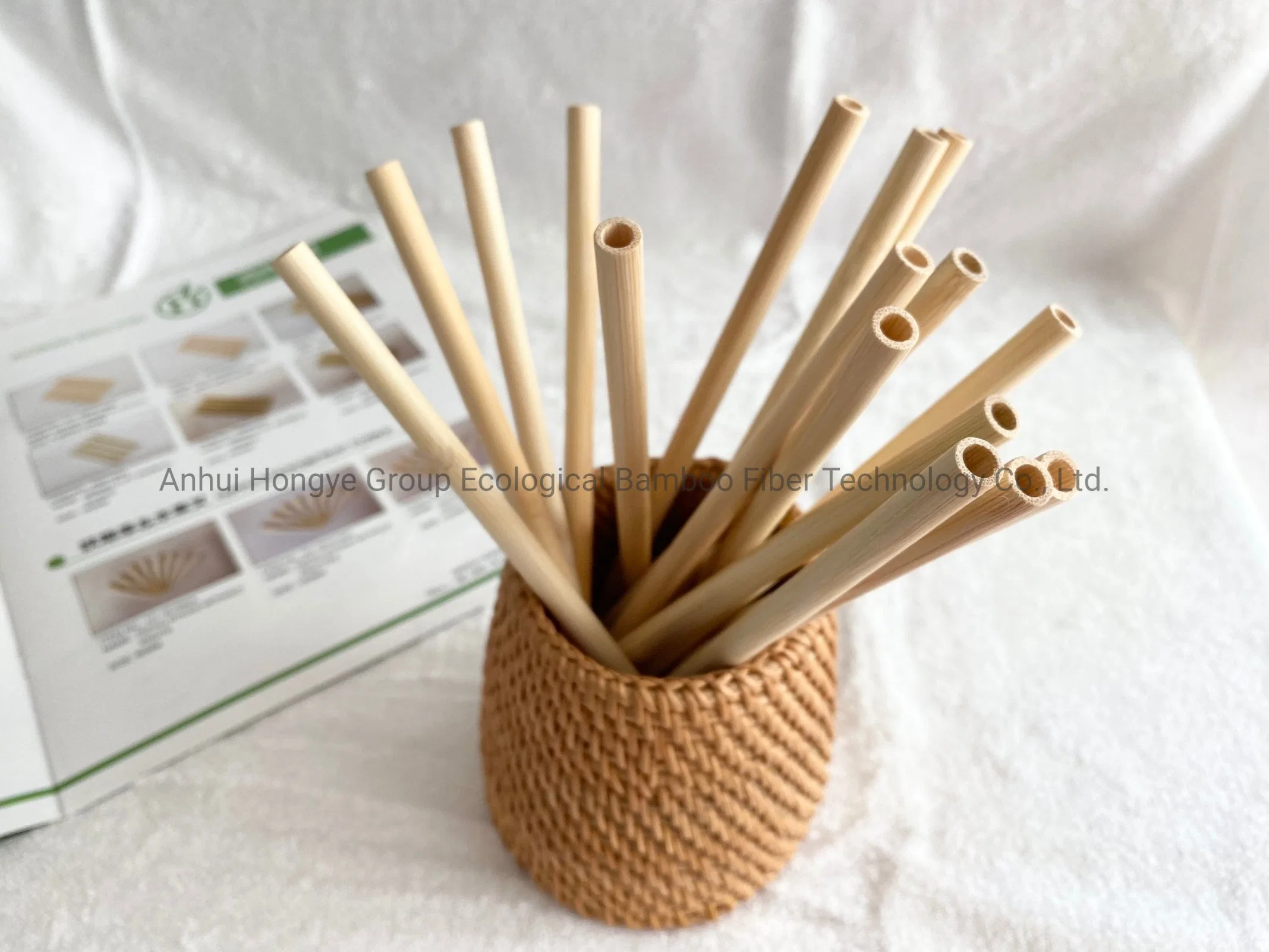 Bamboo Straw Individual Paper Wrapped