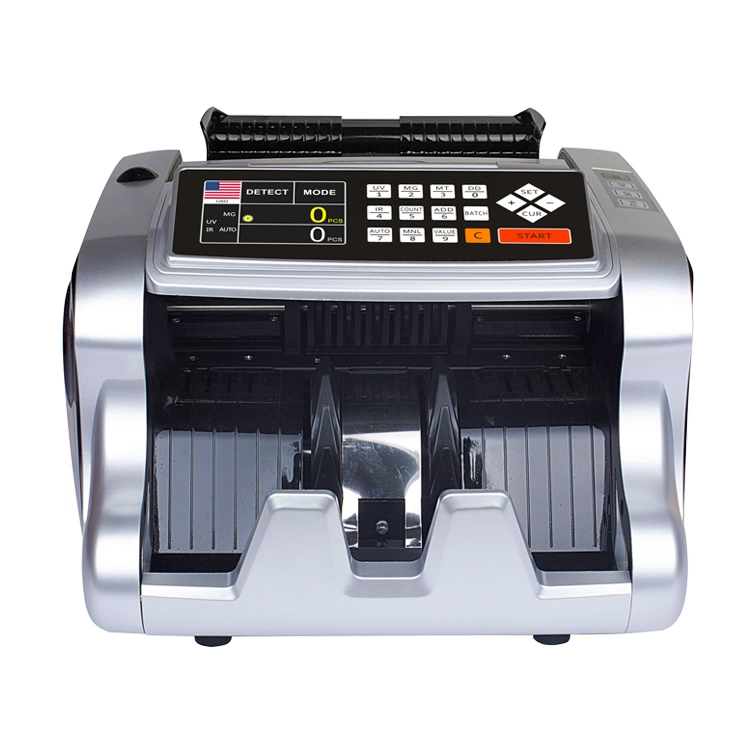 Financial Equipment Cashing Counting Banknote Counter Money Counting Machine Bill Counter Counterfeit Detector with UV Mg IR Dd Currency Counter