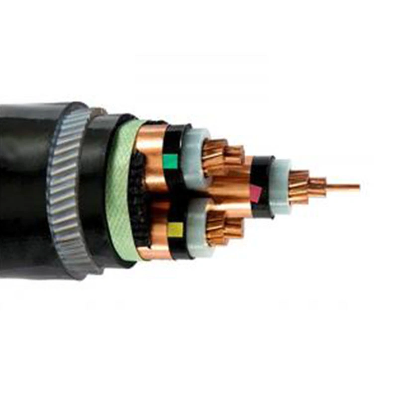 10кв 22 кВ средневольтное Cu XLPE ПВХ-изоляция SWA бронетанковое Цена кабеля питания для подземных работ