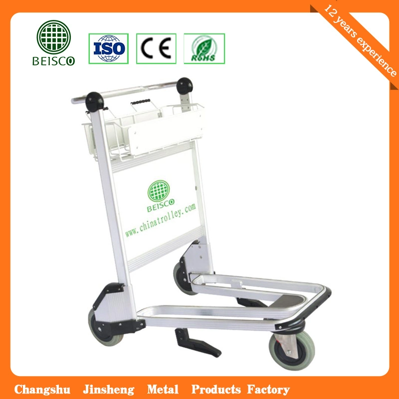 Aluminum Alloy Airport Trolley Cart with Auto Brake for Passenger