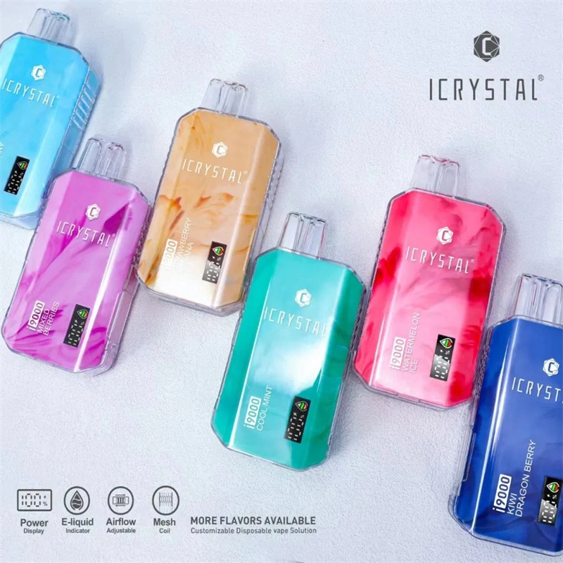 in Stock Cheap Vape Icrystal 9000 Puffs E Cigarette