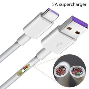 Super 5 A CARGO DE TIPO C Cable USB cargador para teléfono móvil Samsung, Huawei