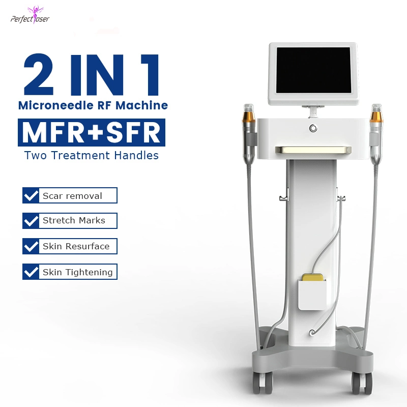 2 poignées de cicatrisation RF Microneedling caténges mieux que de éliminer Chariots à rouleaux