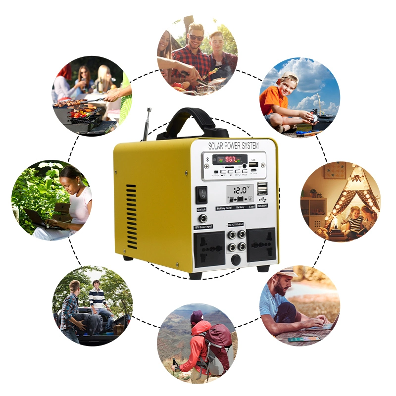 Portable Solar Power Generator with The Lithium-Ion Battery 300W 400W 500W 1000W Portable Power Station