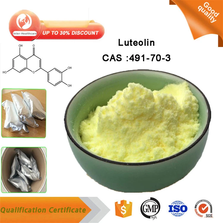 Best Selling Raw Materials Luteolin Powder CAS 491-70-3 Luteolin Used in Anti-Inflammatory Drug