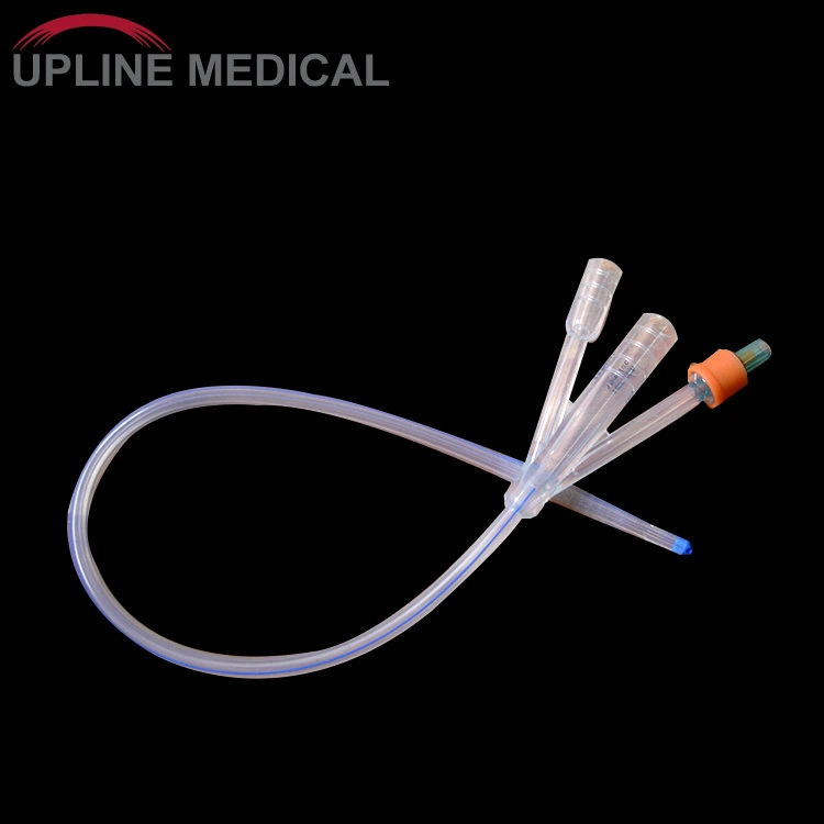 Sterilization Packaged 2 and 3 Way Silicone Foley Catheter