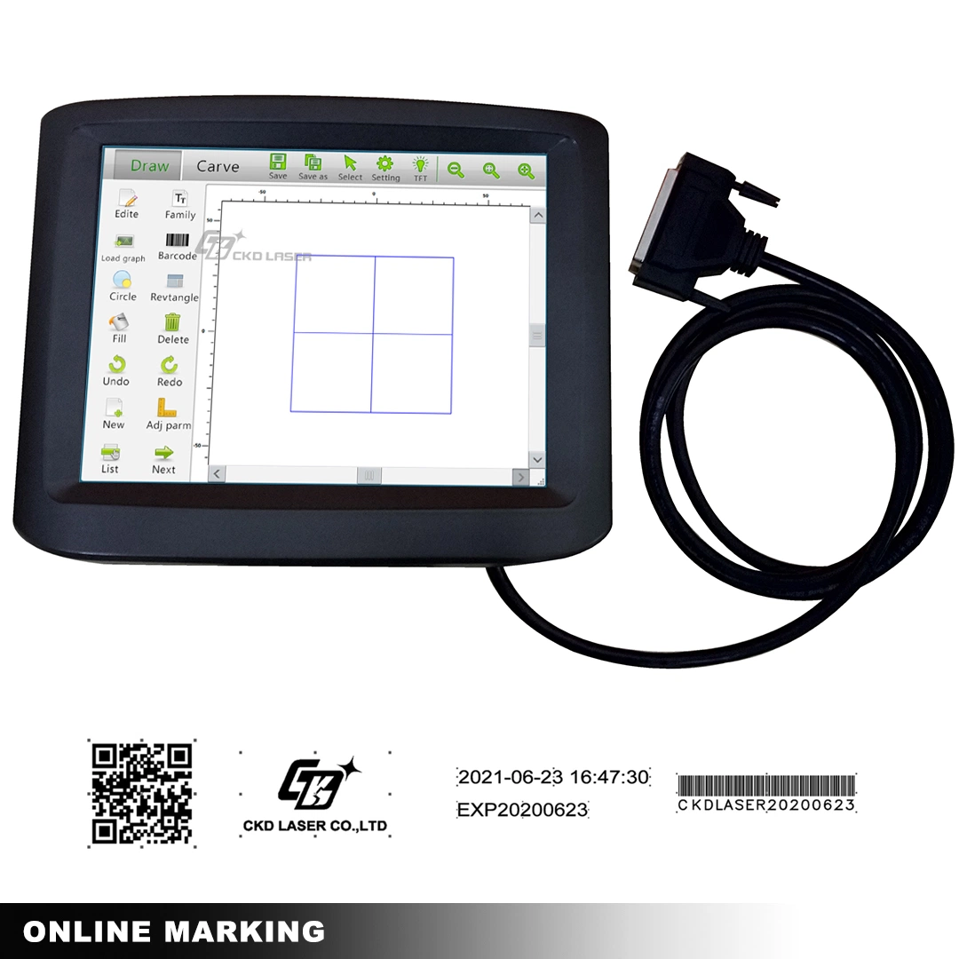 Touch Screen for Laser Flying Making Logo Marker