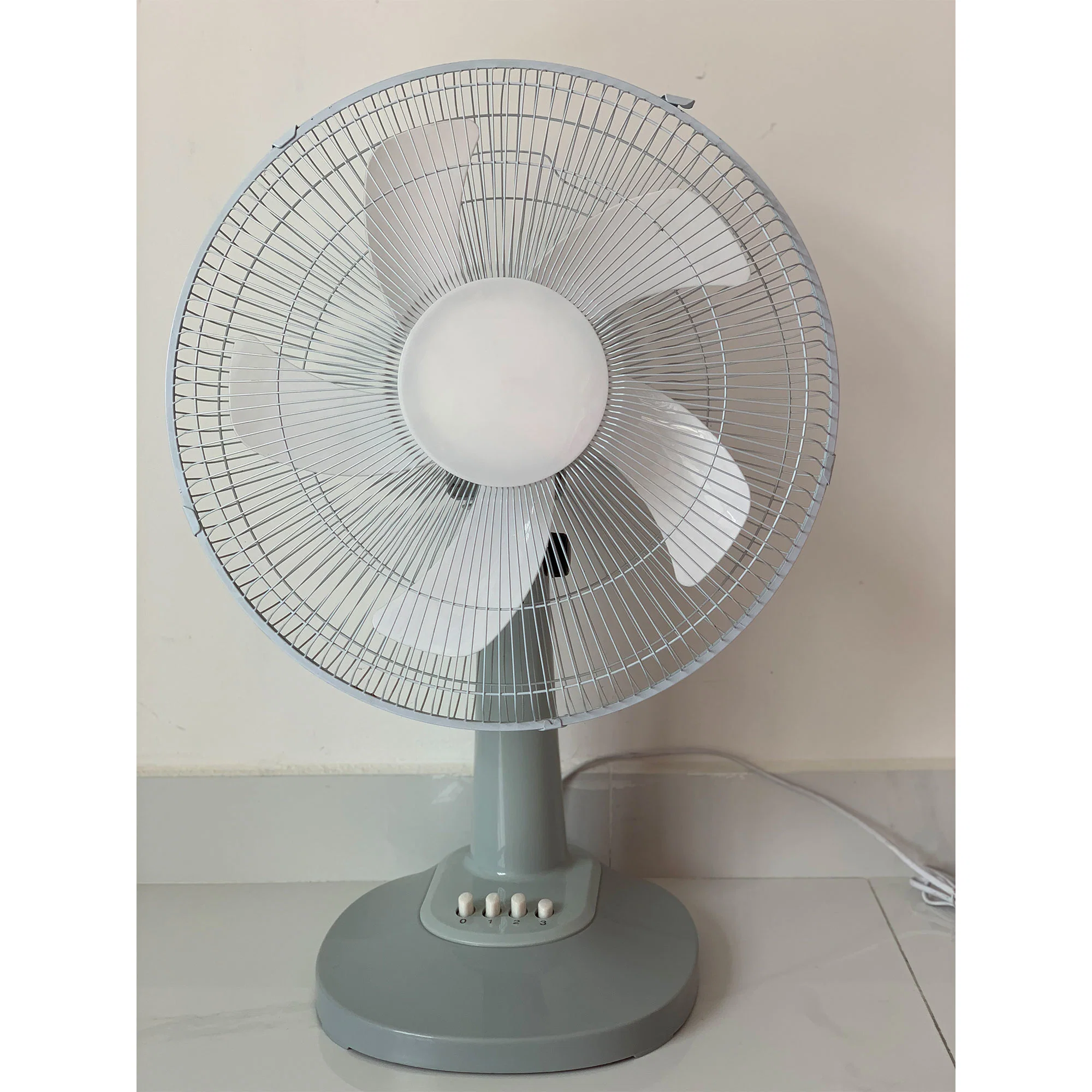 Plastic 12 Inch Desk Fan Free Spare Parts Electrical Fan