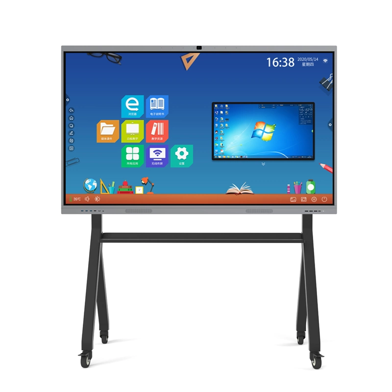 Factory Prices LCD Interactive Whiteboard 4K Display Touch Screen Smart Board for Education or Meeting