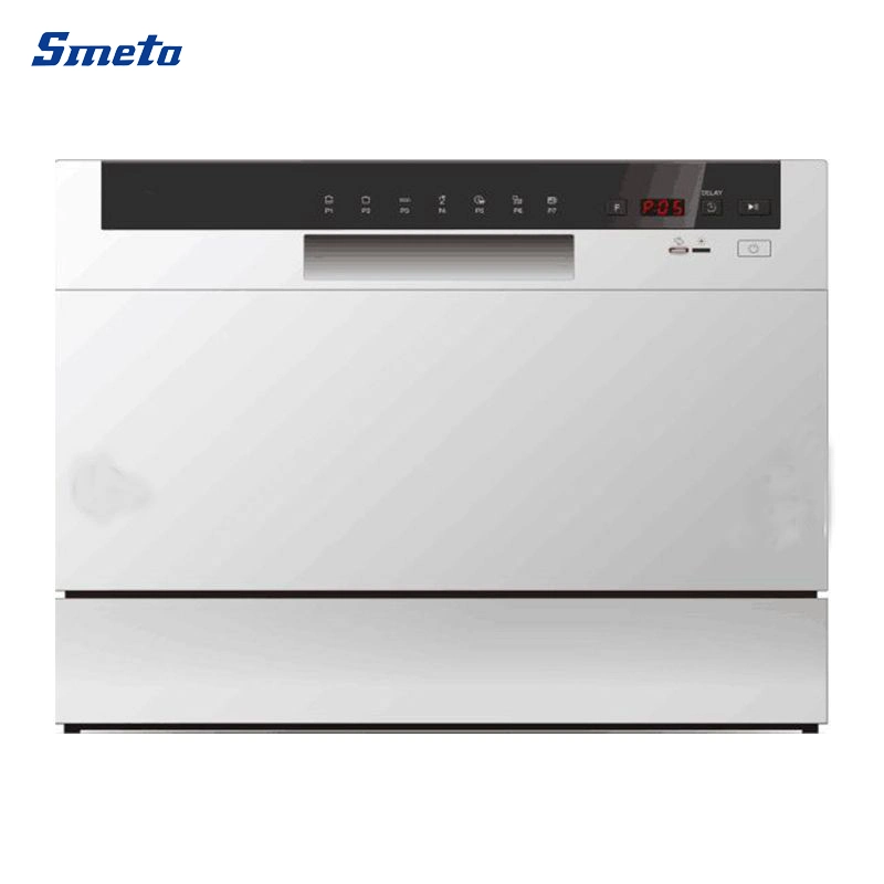 Smeta 6 Sets 8sets Cocina de Casa acero inoxidable automática Mesa Lavavajillas con programa 8