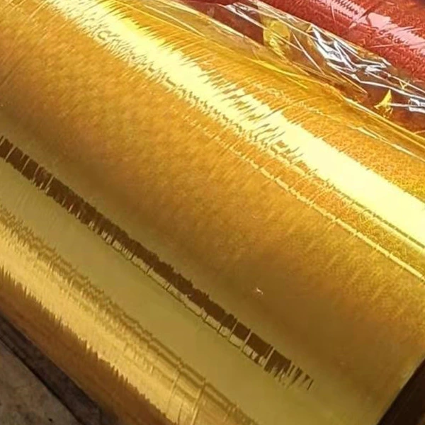 El oro del cine de la lámina de Pet Fabricante de rodillos metalizado en China