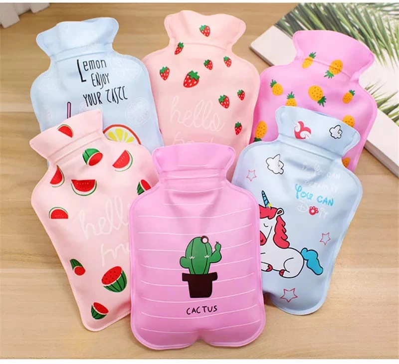 Safe Long Time Warming Multifarious Lovely Rubber Hot Water Bag Cover