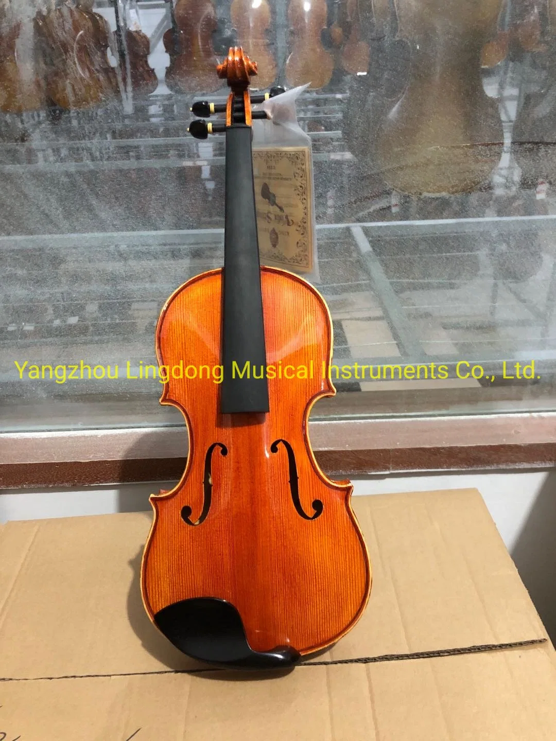 Handmade Natural Flame Violin Wholesale/Supplier in China