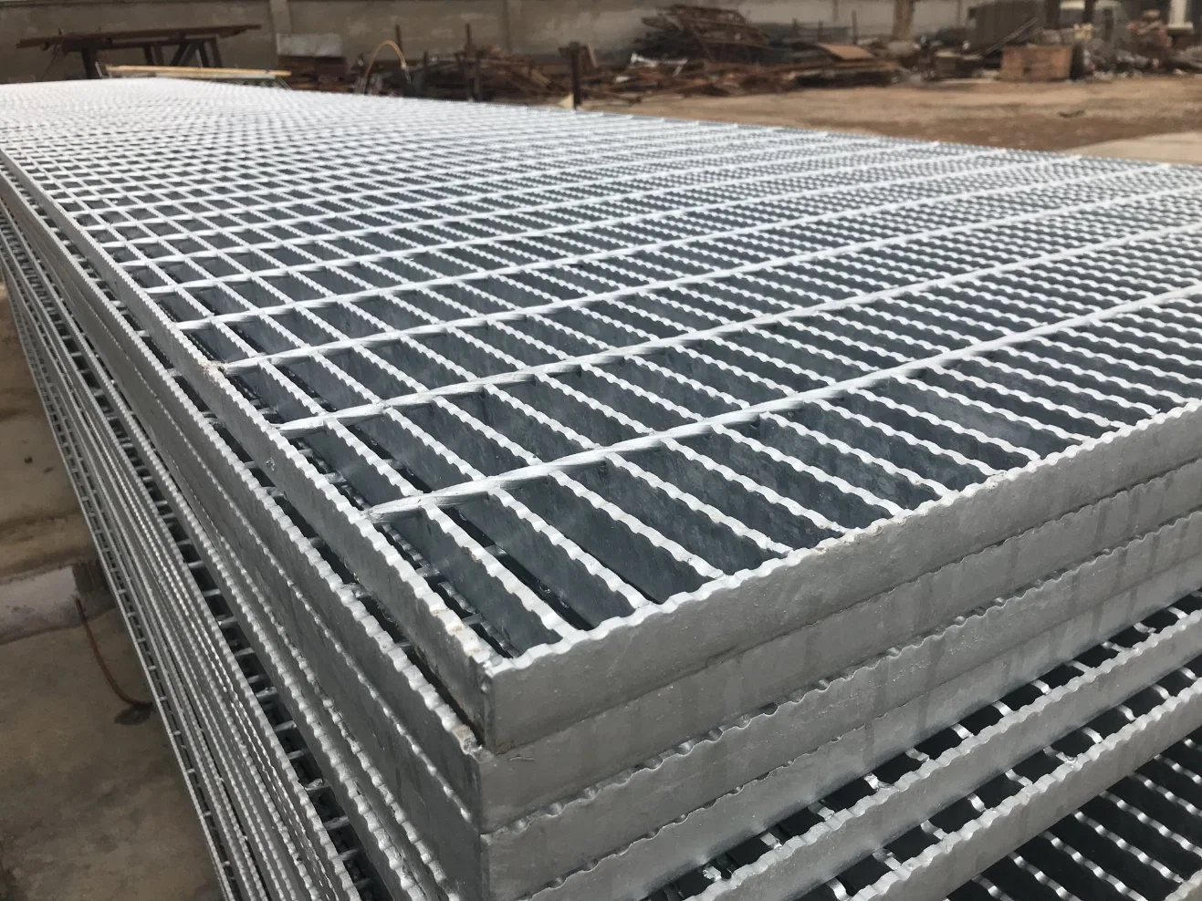 Grelha de aço Grade Piso galvanizada gradeamento de Drenagem Fabricante Preço competitivo