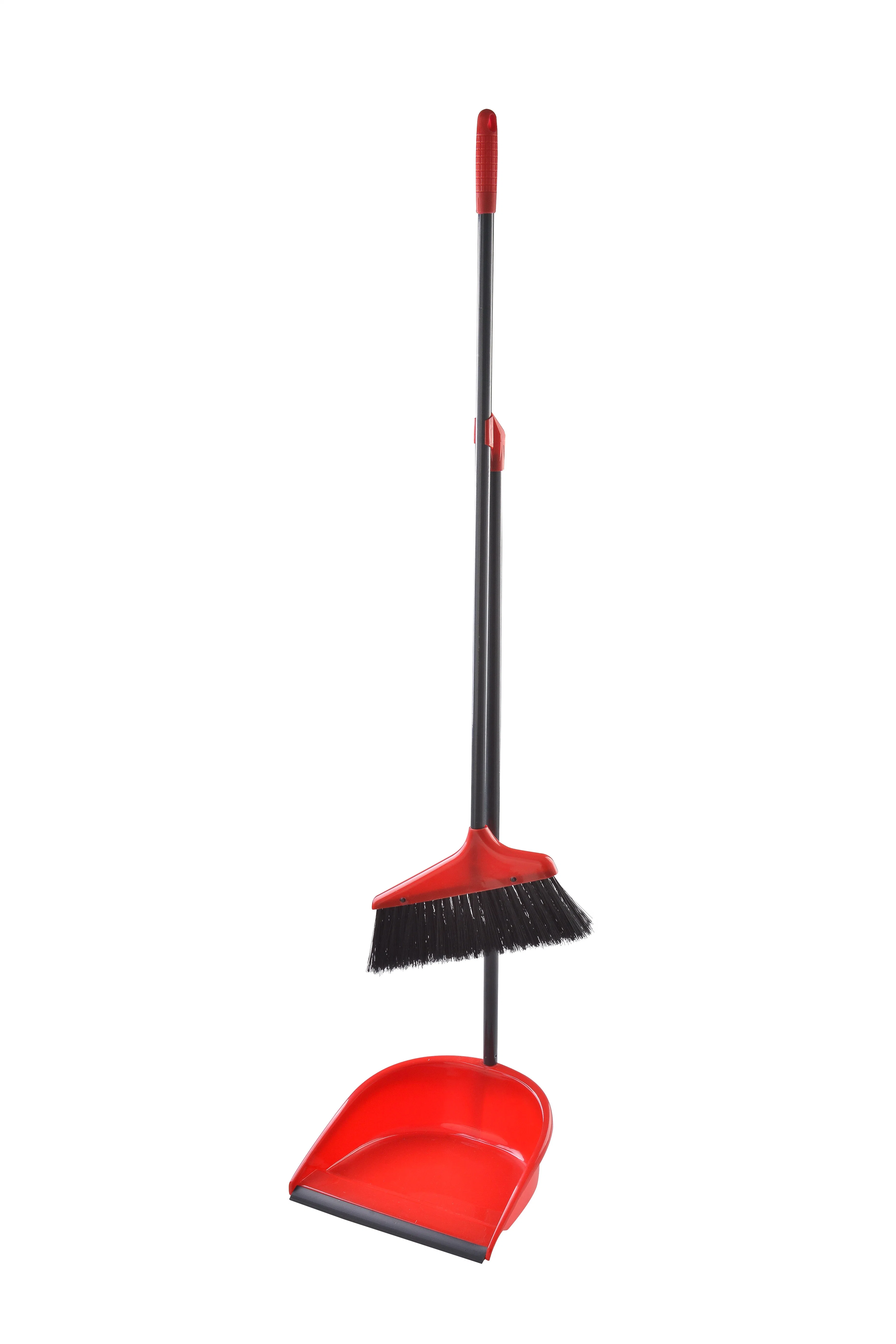 Schnell einfach aufrechte Besen und Dustpan Set robuste lange gehandelte Besen Dustpan Combo langlebige Küche, Lobby oder Büro Besen und Staubpfanne Pinsel perfekt