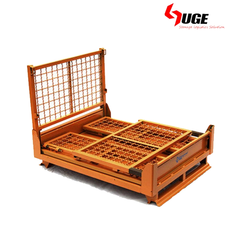 Customized Pallets with Casters Cage Container Wire Metal Storage Cages for Sorage