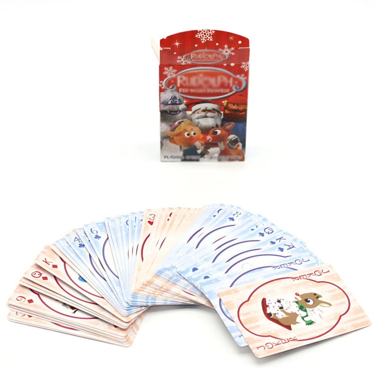 Cartes de jeu de cadeaux publicitaires personnalisées cartes de poker pour enfants Cartes à jouer en papier