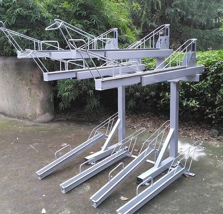 Fabricante de alta calidad China Popular al aire libre Two-Level soporte de la bici