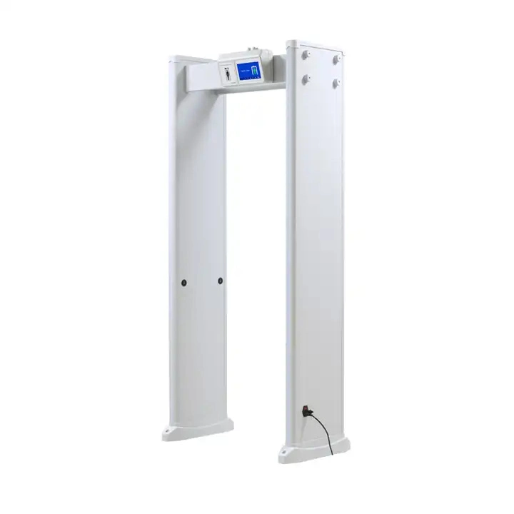 2 in 1 Door Frame Temperature Measurement Gate Walkthrough Metal Detector with Thermal Scanner