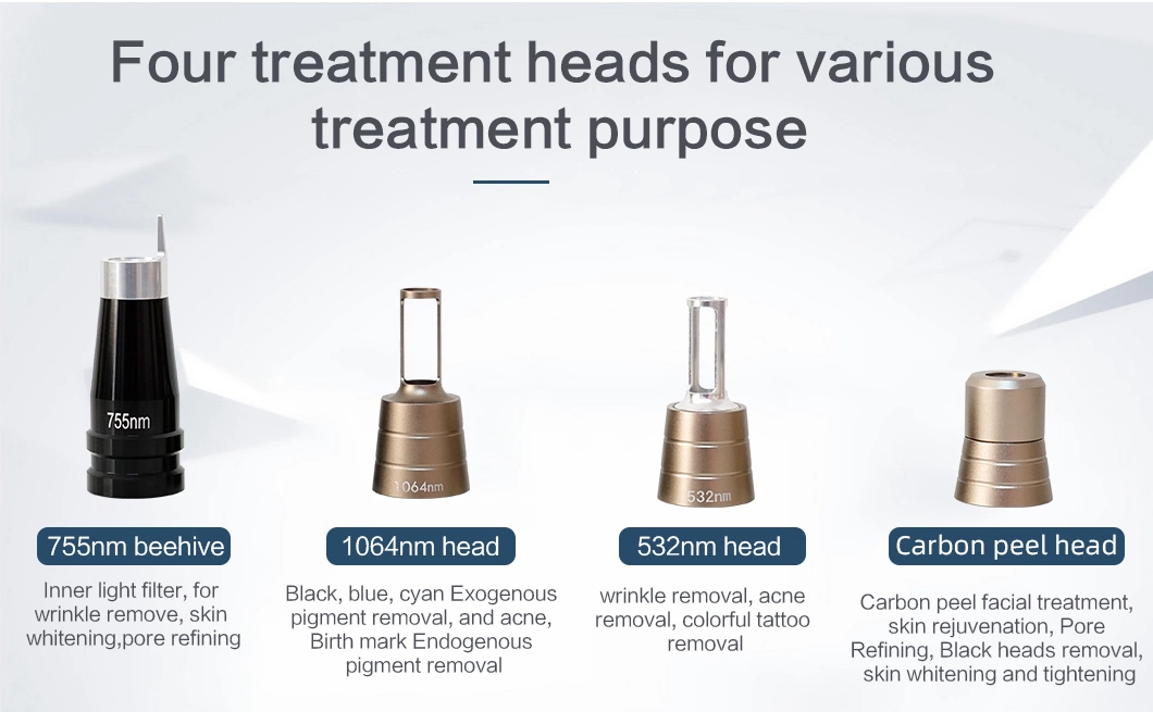 4 Treatments Handles of Diode Laser for Tattoo Removal