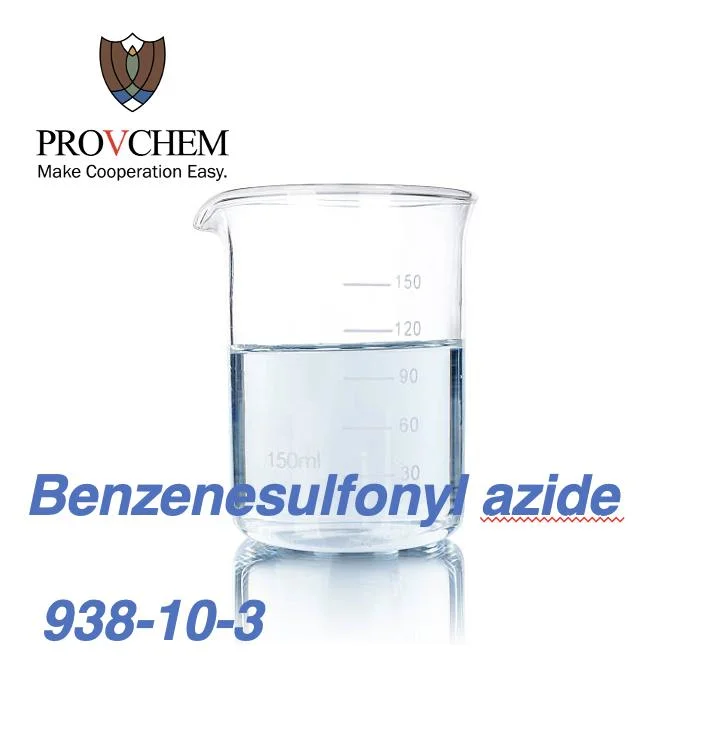 Mejor calidad de líquido transparente Factory Best Seller CAS 938-10-3 Azida Benzenesulfonyl