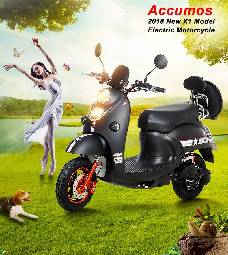 Accumos 60V 72V X1 Scooter électrique pour adultes à la mode et classique à prix abordable