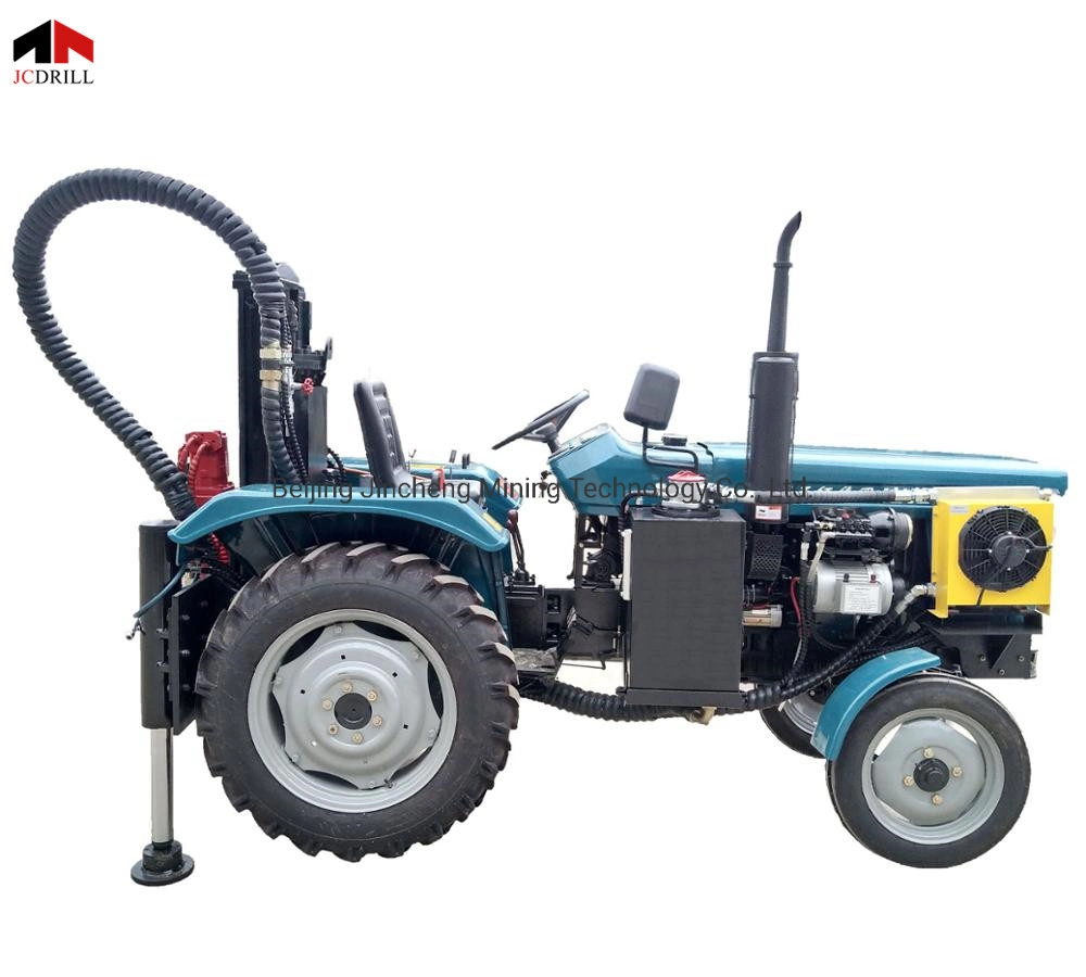 200m Tractor Boring Machine Well Drilling Rig with Drilling Tools