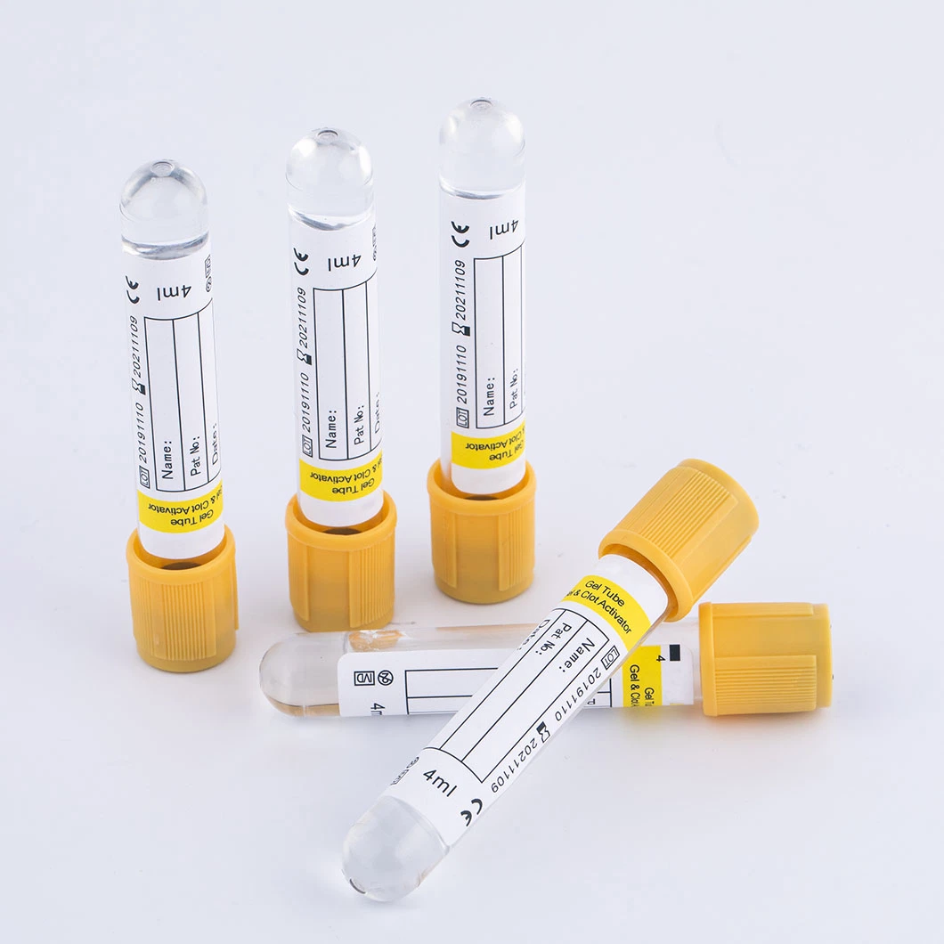 Factory Price No Additive PT EDTA Glucose ESR Glass Vacuum Disposable Blood Collection Vacutainer Tube