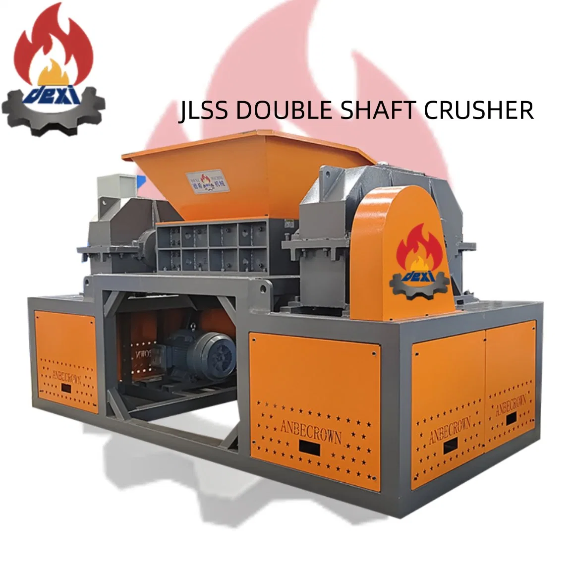 China Supplier Agricultural Shaft Plastic Shredder Machine Crusher