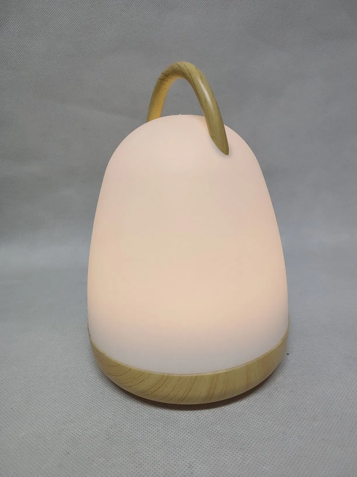 Wooden Texture Base Warm White Light Camping Atmosphere Light