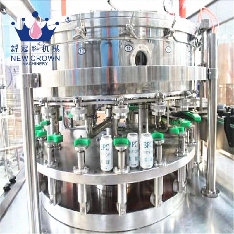 Automatic Aluminum Can Carbonated Beverage Drink Bottling Equipment for Small Scale