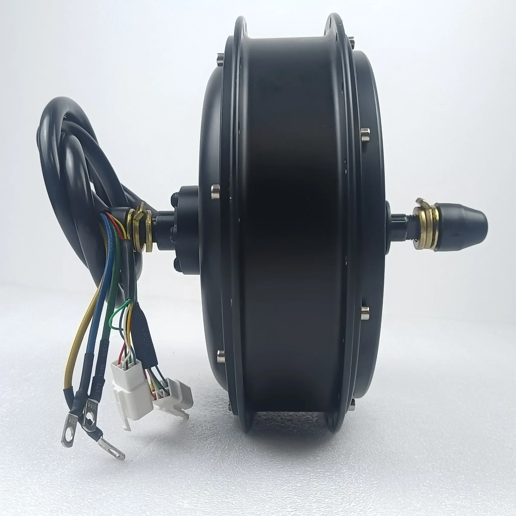 5000W 48V 5kw 72V Electric Motor Hub Brushless Gearless Motorcycle Dirt Bike Rear Wheel Motor