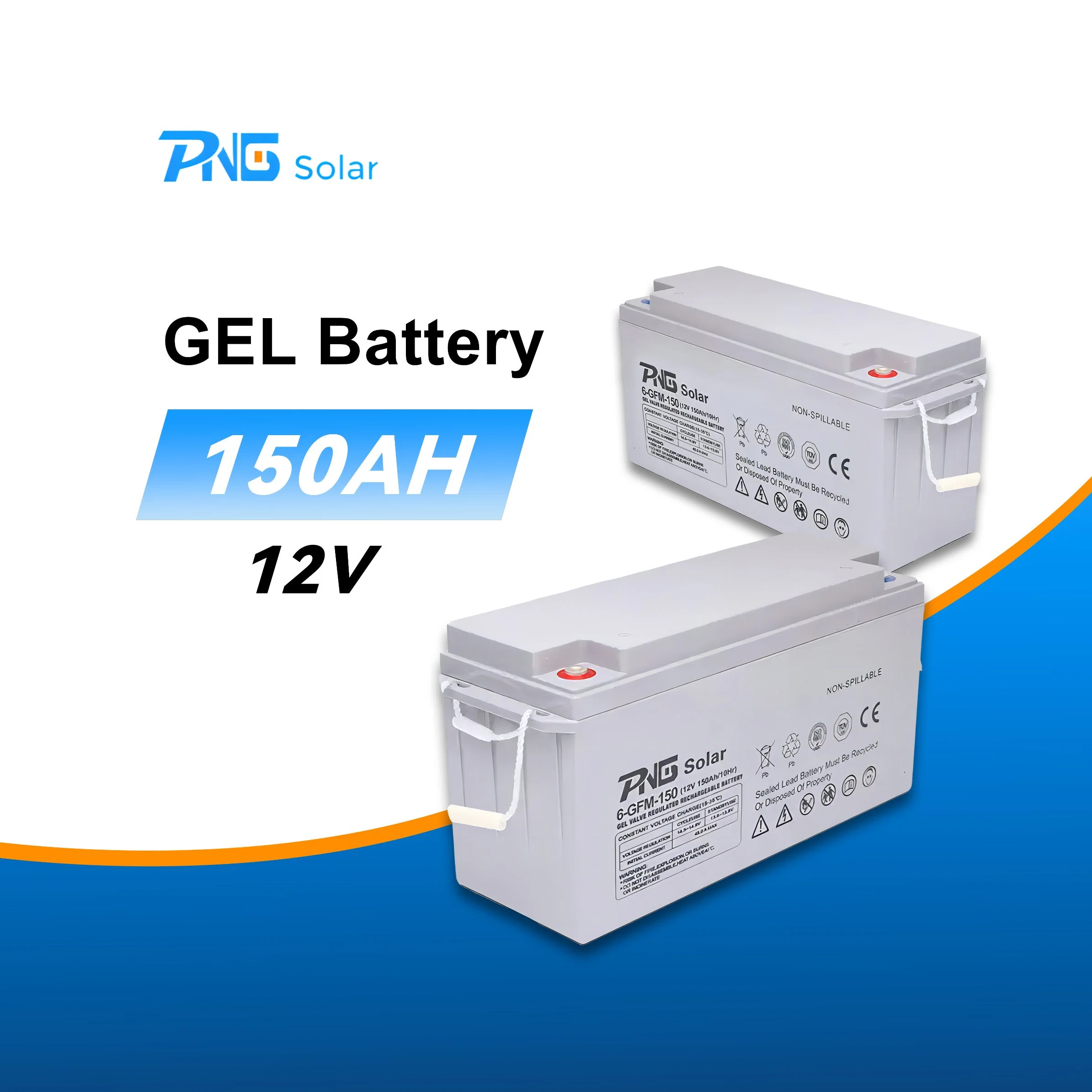 Gel Battery 12V 100ah 150ah 200ah Solar Power for Solar System