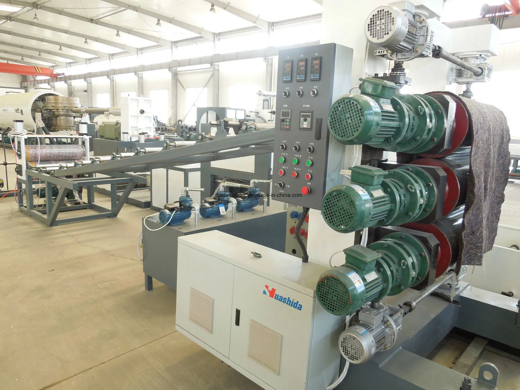 Cross-Linked PE Heat Shrinkable Sleeve Tape Making Machine Oil Gas Pipeline Anticorrosion