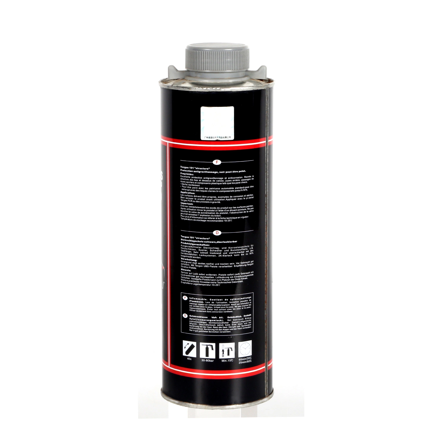 1000ml Auto Vehicle Underbody Coating with Corrosion Resistant and Rust Proof