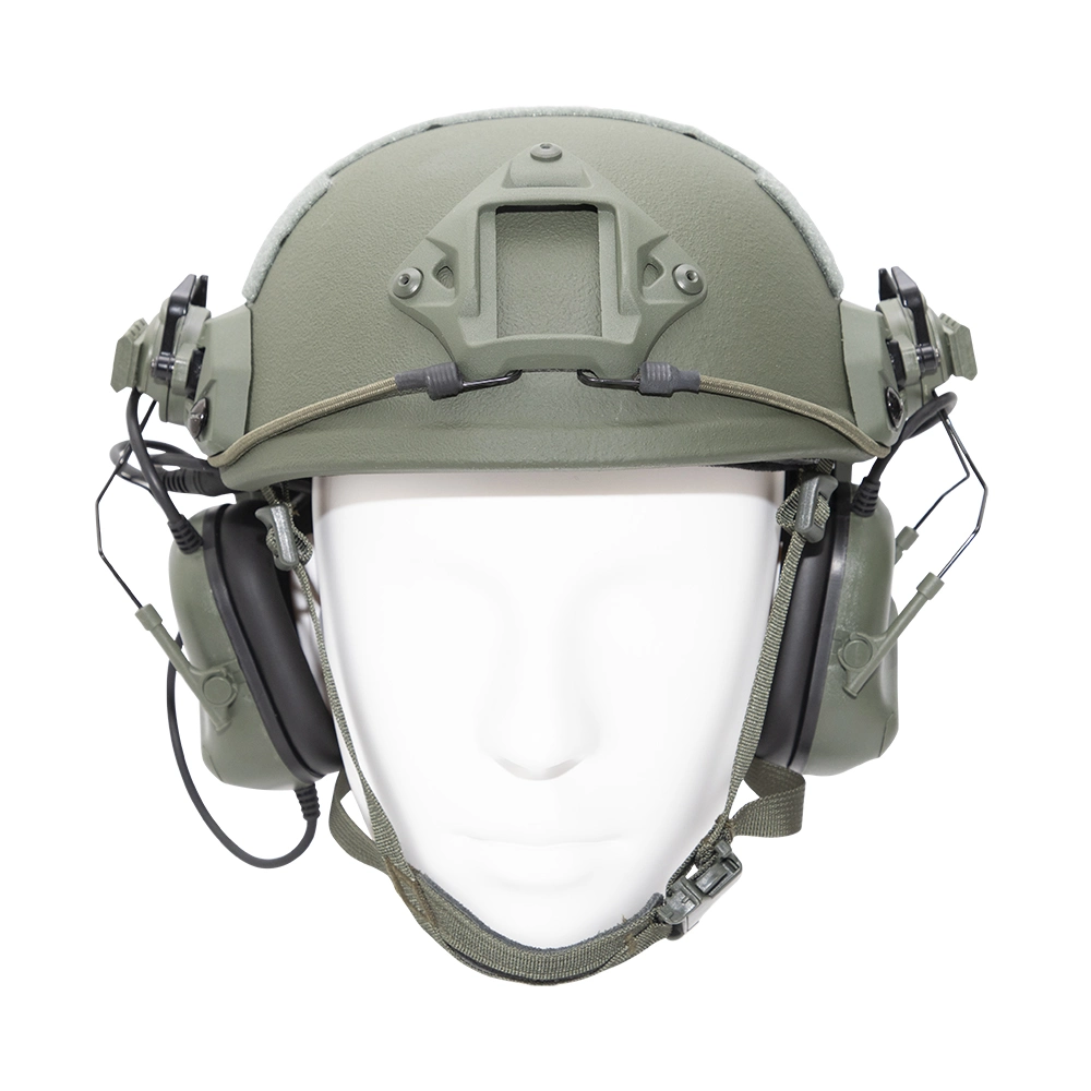 Fast Military and Army Use Comfortable Level Ballistic Bulletproof Helmet with Earphone