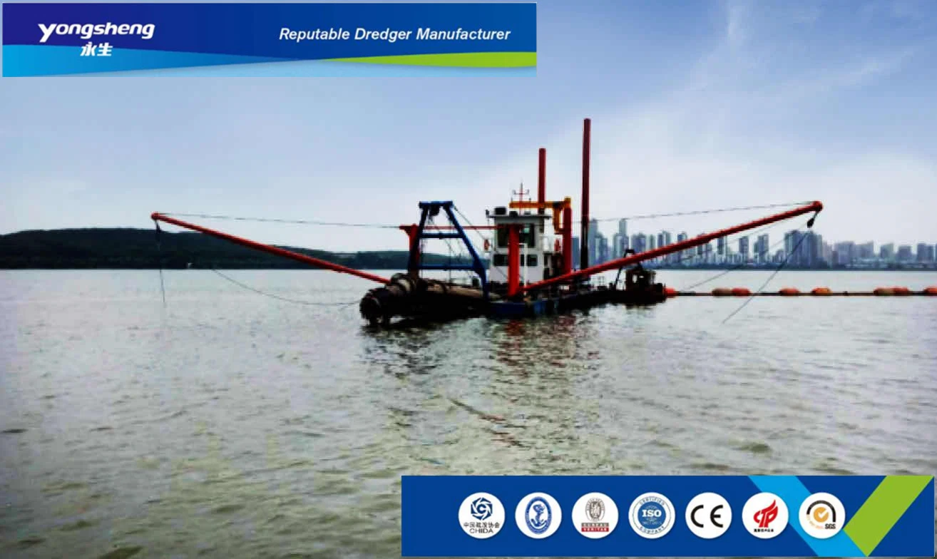 600-5000m3/H Hydraulic Cutter Suction Sand Dredger in River or Sea