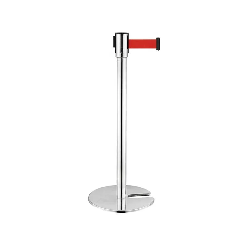 Stainless Steel Railing Stanchion Post Crowd Control Barrier