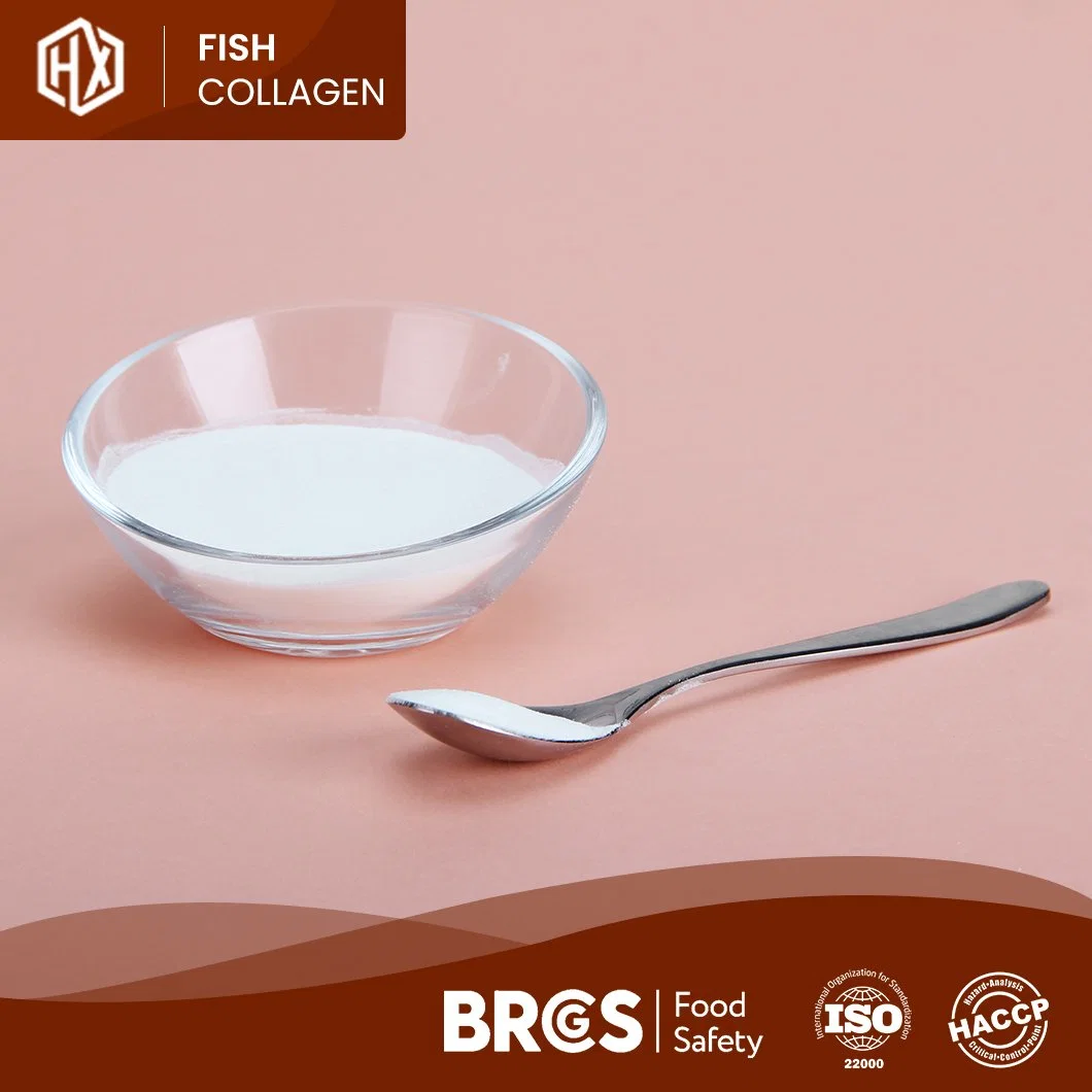 Haoxiang Anti-Aging Fish Collagen Cheap Price Skin Care Tilapia Scale Collagen Peptides Top Grade Cosmetic Grade Freely Provided Sample China Cosmetic Peptide