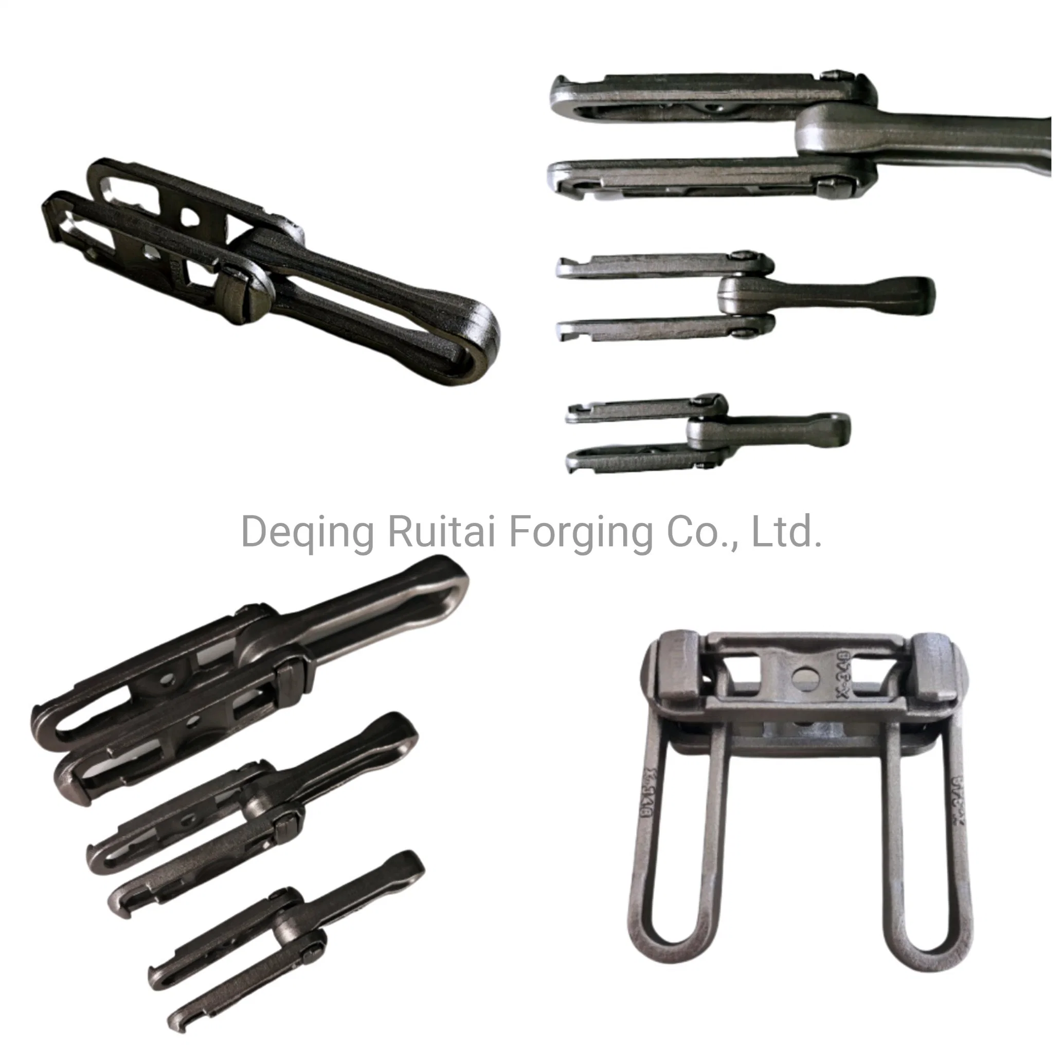 China Manufacturer of Rivetless Drop Forged Conveyor Link Chain X348 X458 Chain and Industry Steel Forging Chain Detachable Chain for Painting Line Chain System