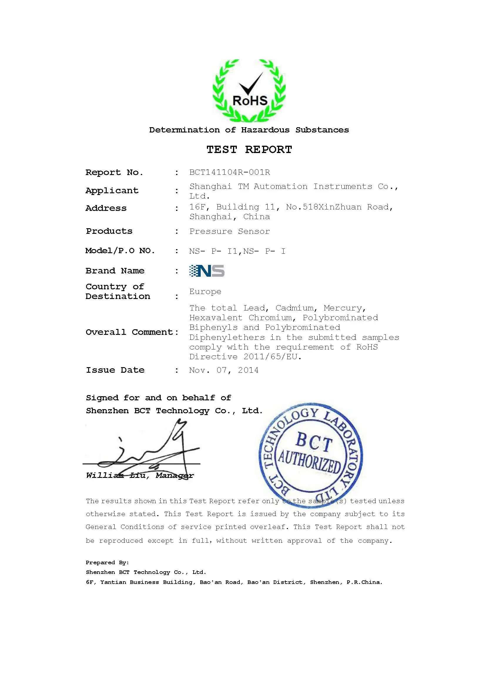 Ns-Wl3 High Precision Plate-Ring Load Cell/ Force Measurement/Stainless Steel