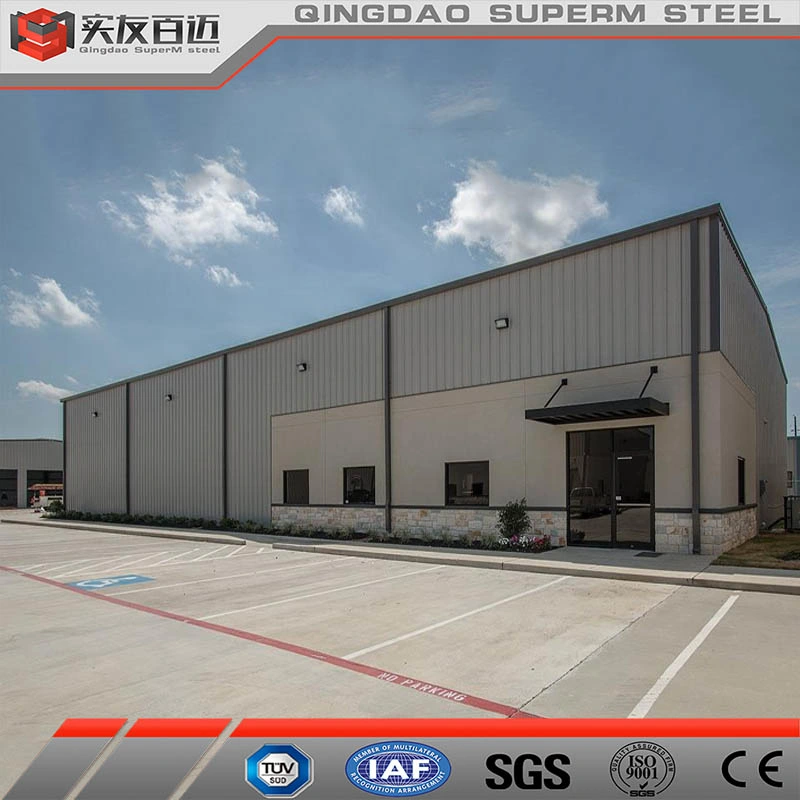 China Supplier Factory Price Prefabricated Steel Structure Frame Garage Building/ Prefab Warehouse/Metal Workshop Office
