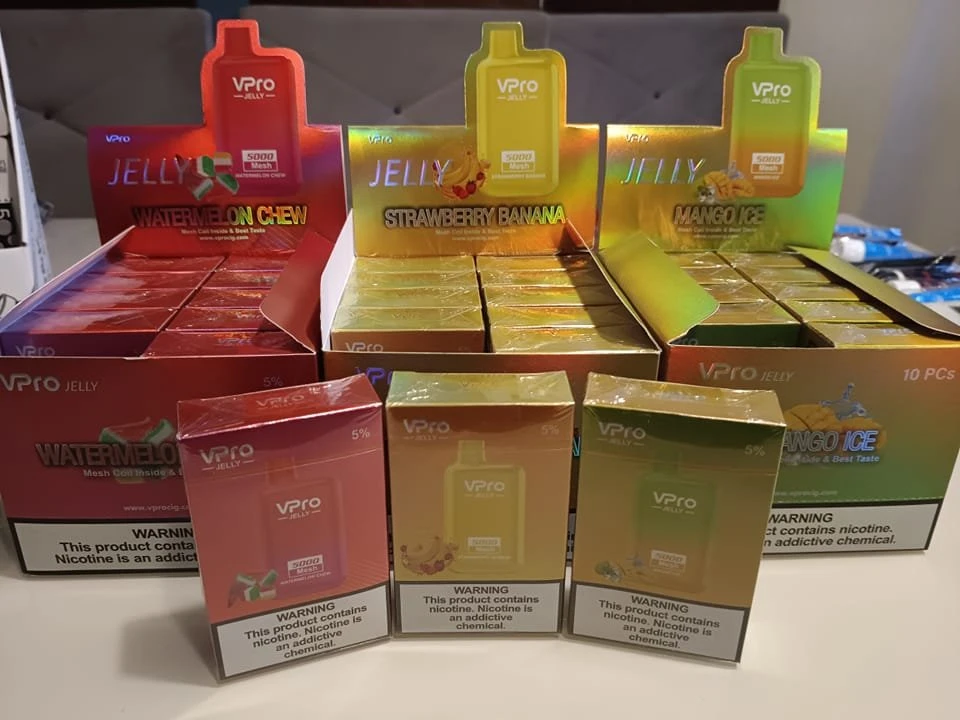 Wholesale/Supplier I Vape Vpro Jelly 5000 Puffs Disposable/Chargeable Vape Rechargeable vape