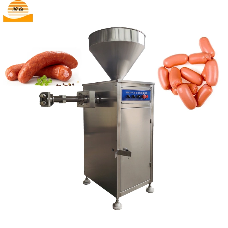 Appareil de remplissage pneumatique pour saucisses en acier inoxydable machine à farcir électrique 30 L. Machine de remplissage et de torsion de l'enfourneur à saucisse